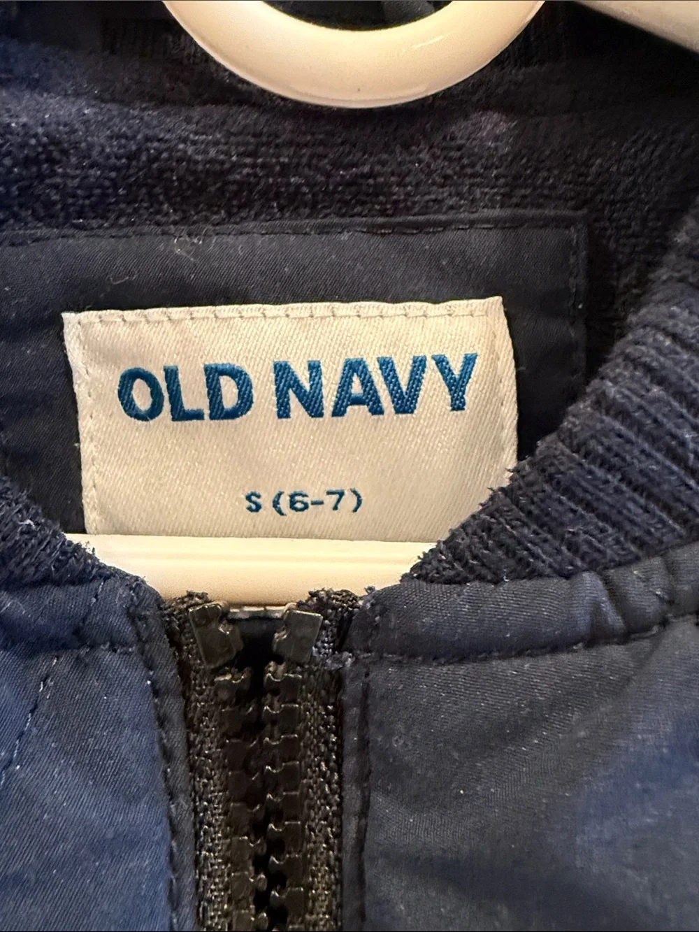 Old Navy Kids Navy Quilted Sleeveless Vest